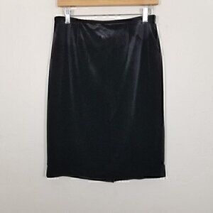 NWT Calvin Klein Velvet Skirts Black Size 4